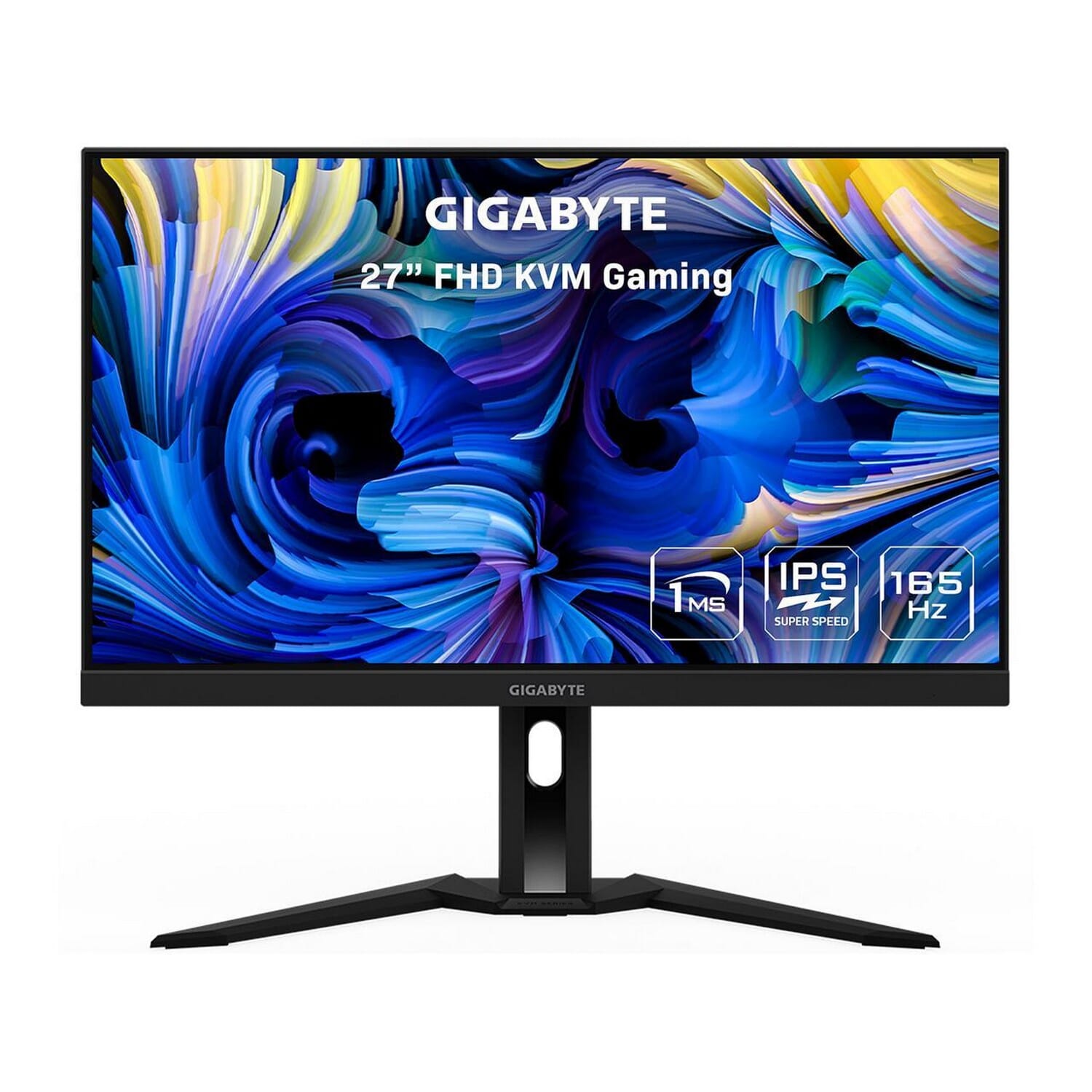 Gigabyte M27F A 27" 165HZ 1080P KVM Gaming Monitor, 1920 x 1080 IPS Display 1MS (GTG) Response Time
