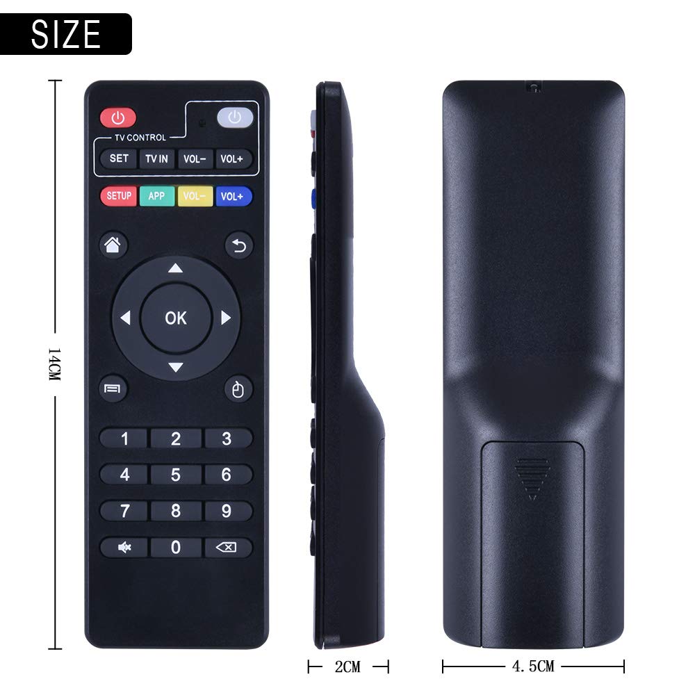 NEW TV Box Remote Control For H96 X96 mini MAX/V88/TX6/T95X/Z Plus/TX3 M12 MXQ Universal Android TV BOX Learning Remote Controller