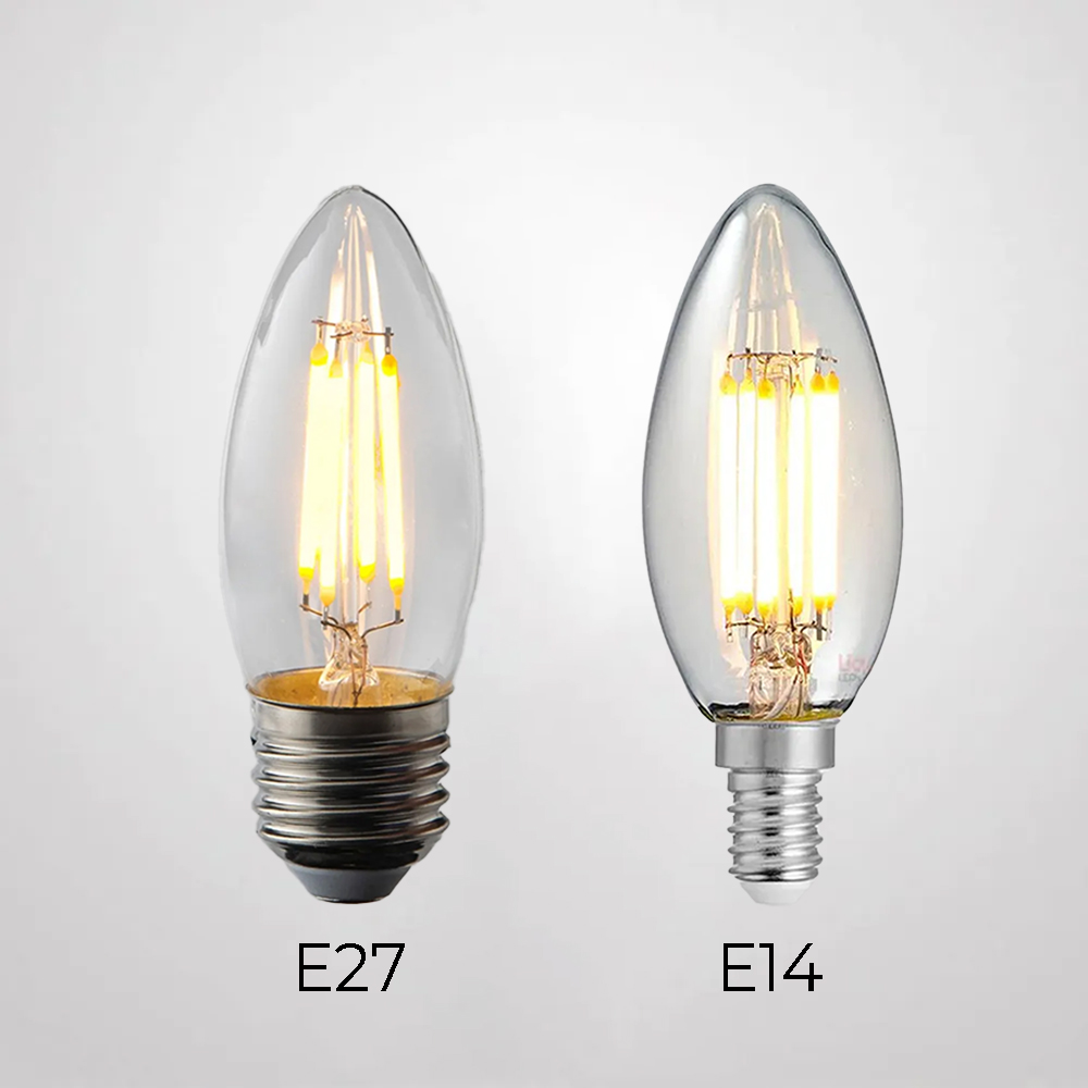 4 watt E27/E14 Led Bulb | Warm Light Candle Lamp