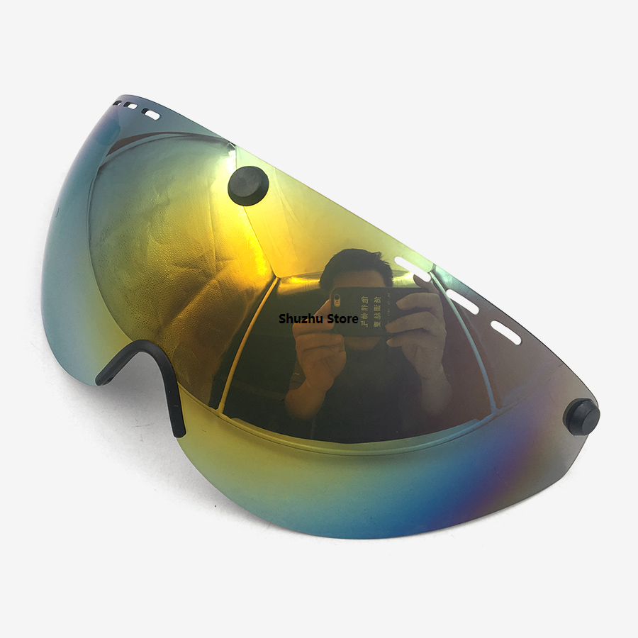 Linman Shuzhu StoreFashion Wildside helmet glasses Casco Ciclismo lens aero helmePortable t bike Triathlon tt road cycling helmet len time trial goggles Accessories