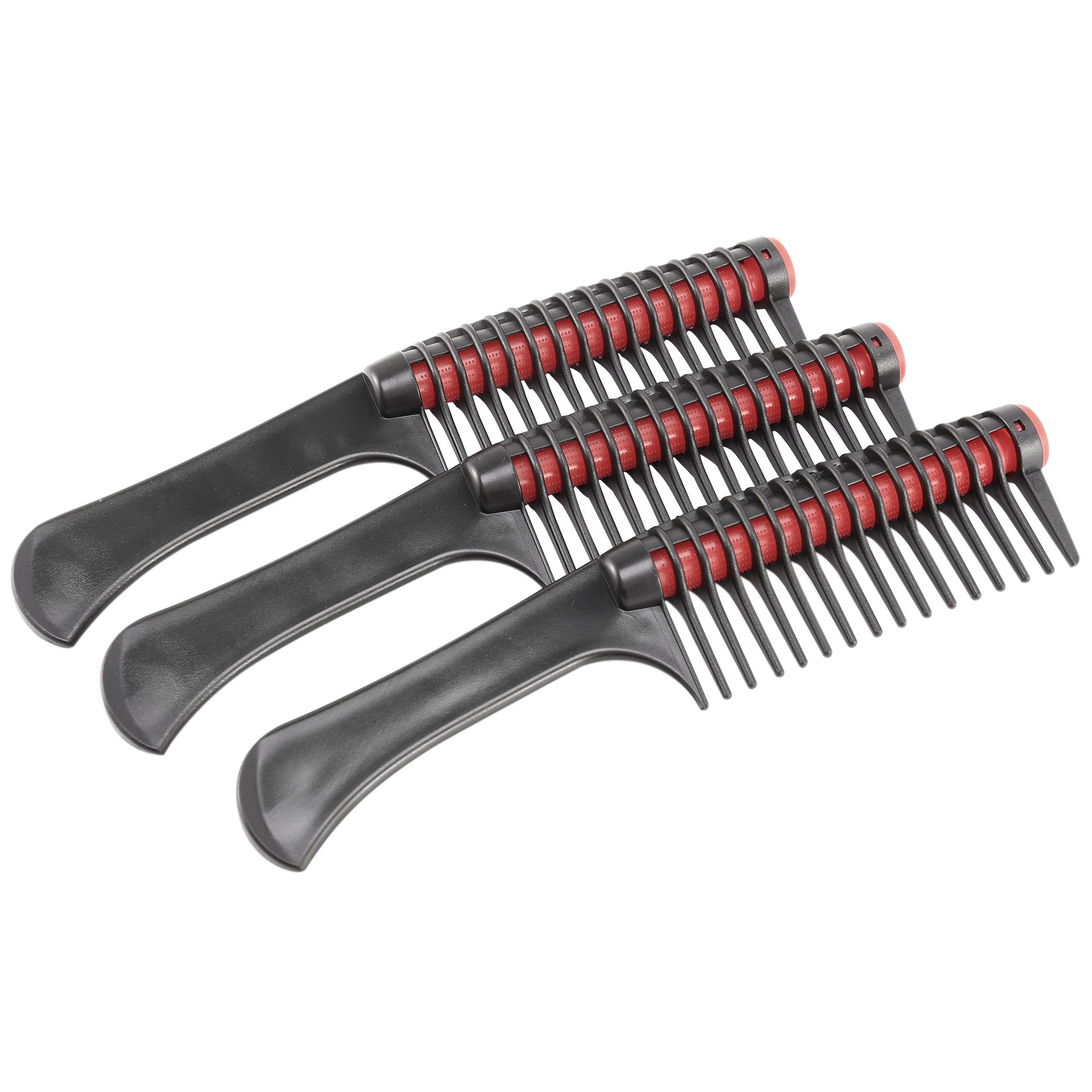 OUMERY 3 Pack Hair Comb, Comb Roller, Detangling Roller Comb Integrated Hair Roller Comb, Anti Splicing Comb for Salon Barber Hair Dye