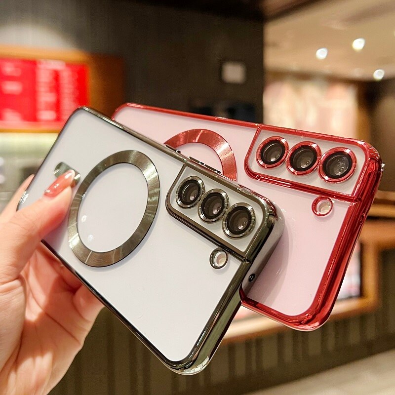 NEW HODON Fashion Solid Color Liquid Silicone Phone Case For Samsung Galaxy S24 Ultra S23 S22 Plus Cases Thin All Inclusive Shockproof Back Cover