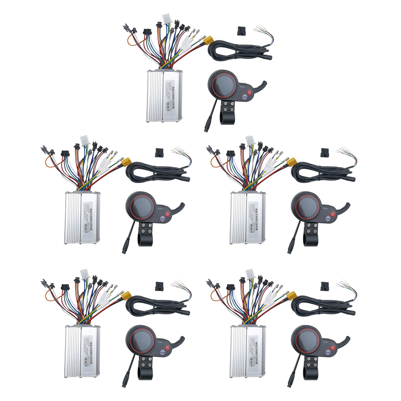 5X for Electric Scooter Motor Controller Scooter Accessories with TF-100 Dashboard LCD Display 48V 20A