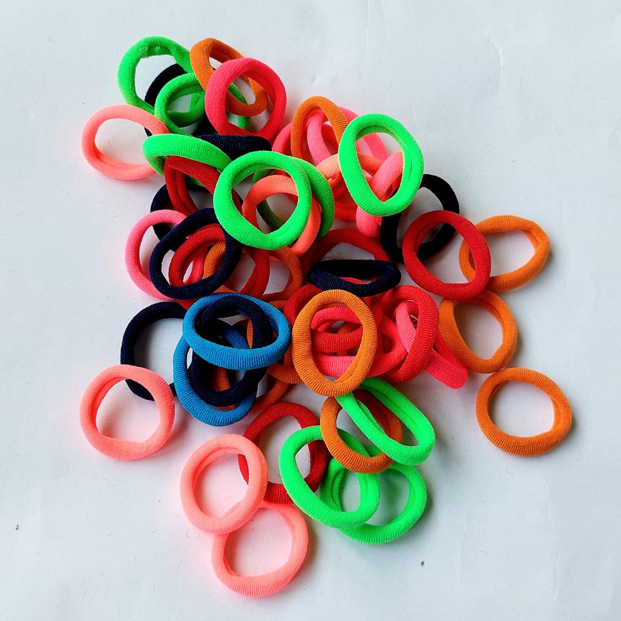 30 Colorful Mixed Color Hair Ponies Elastics Bands Ties For Baby Girl