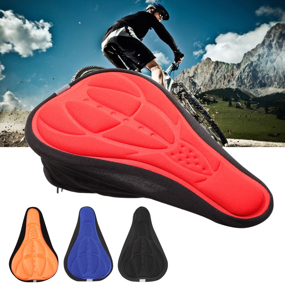 New Saddle Cover Case Sporting Goods Bicycle Gel Pad Cycling 3D Cushion Soft Cushion Bike Seat Cover