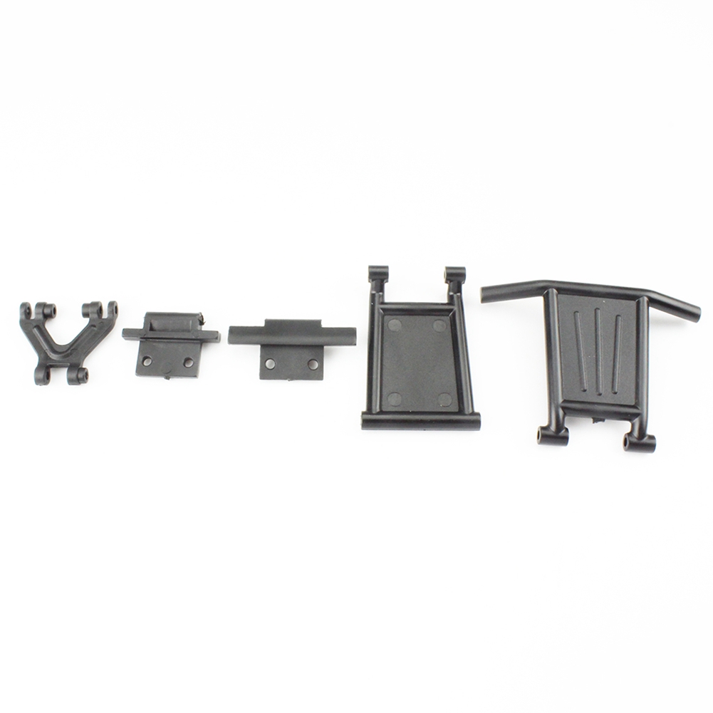 New 1 Set for 124018 1/12 RC Car Upgrade Parts RC Car Front & Rear Bumper Anti-Collision Bar Spare Accessories