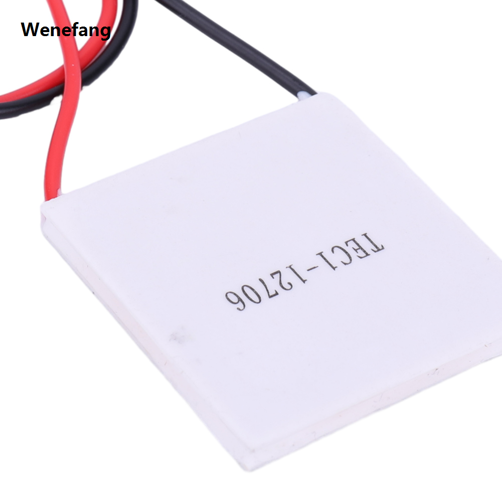 Wenefang 2pcs TEC1-12706 Heatsink Thermoelectric Cooler Peltier Semiconductor Sales promotion Refrigeration Tablets 40x40MM 12V 5.8A for Power Generation