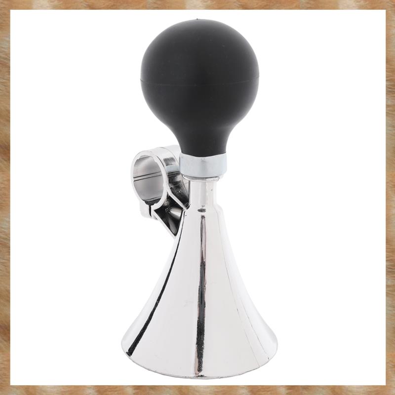 Black Rubber Bulb 21mm Dia Handlebar Bike Air Horn Trumpet