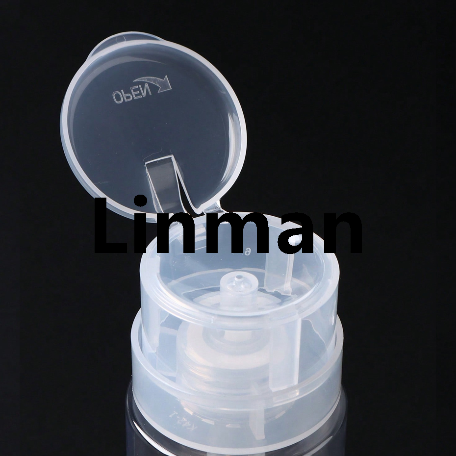 Refillable Glass Nail Storage Bottles with Press Pump for Nail Art Polish Remover Cleaner Empty Liquid Dispenser