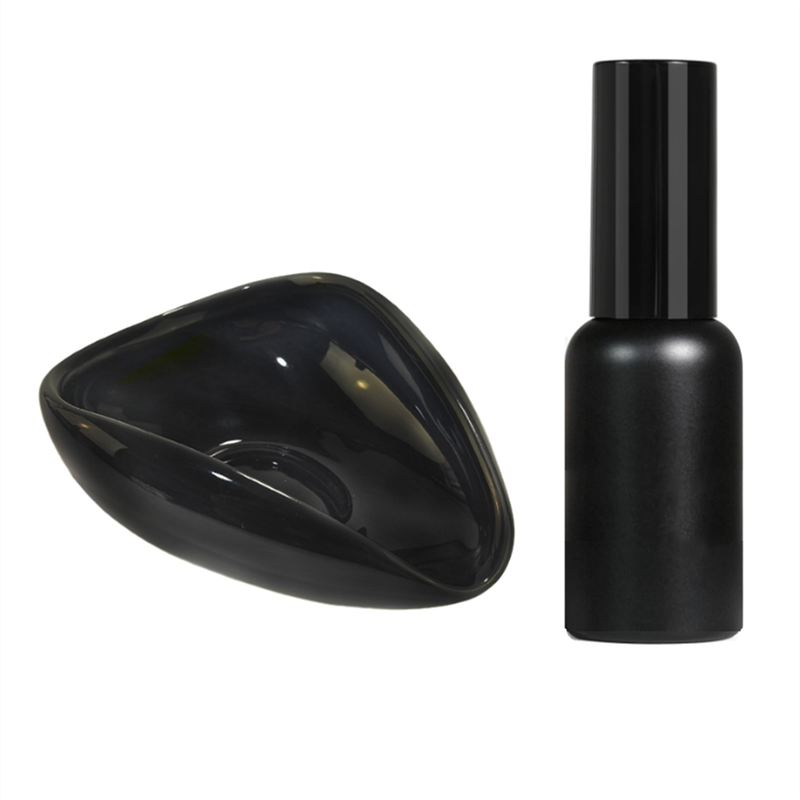 (GGBR)-Coffee Bean Dosing Cup and Glass SprayBottle Kit Ceramic Coffee Dosing Cup,Coffee Espresso Accessories Set