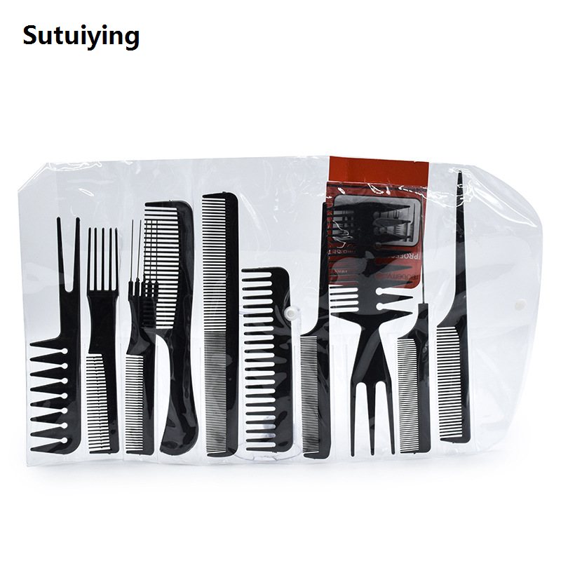 Sutuiying Barber Hairdressing Combs Multifunction Hair Detangler Comb Anti-static 2025 Haircare Hairstyling Tool Set Stylist Accessories