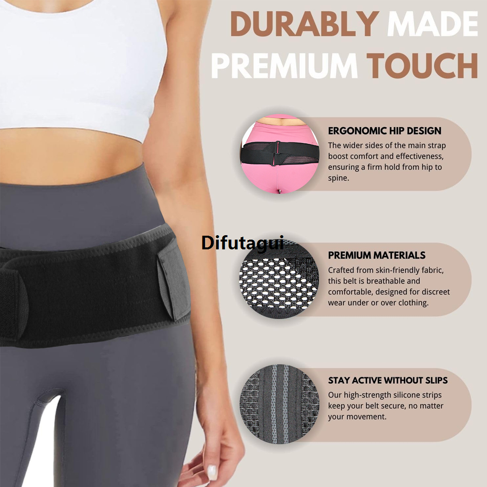 Difutagui 2025 Support brace hip back lower belt si men's belt si sacroiliac Special women, joint support brace pain waist, pelvic belt