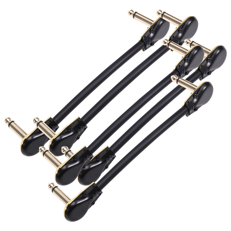 Guitar Line Effect Device Connects Wire Double Flat Head Anaerobic Audio Line Anaerobic Audio Line Pedal Instrument Jack Plug Instrument Jack Plug