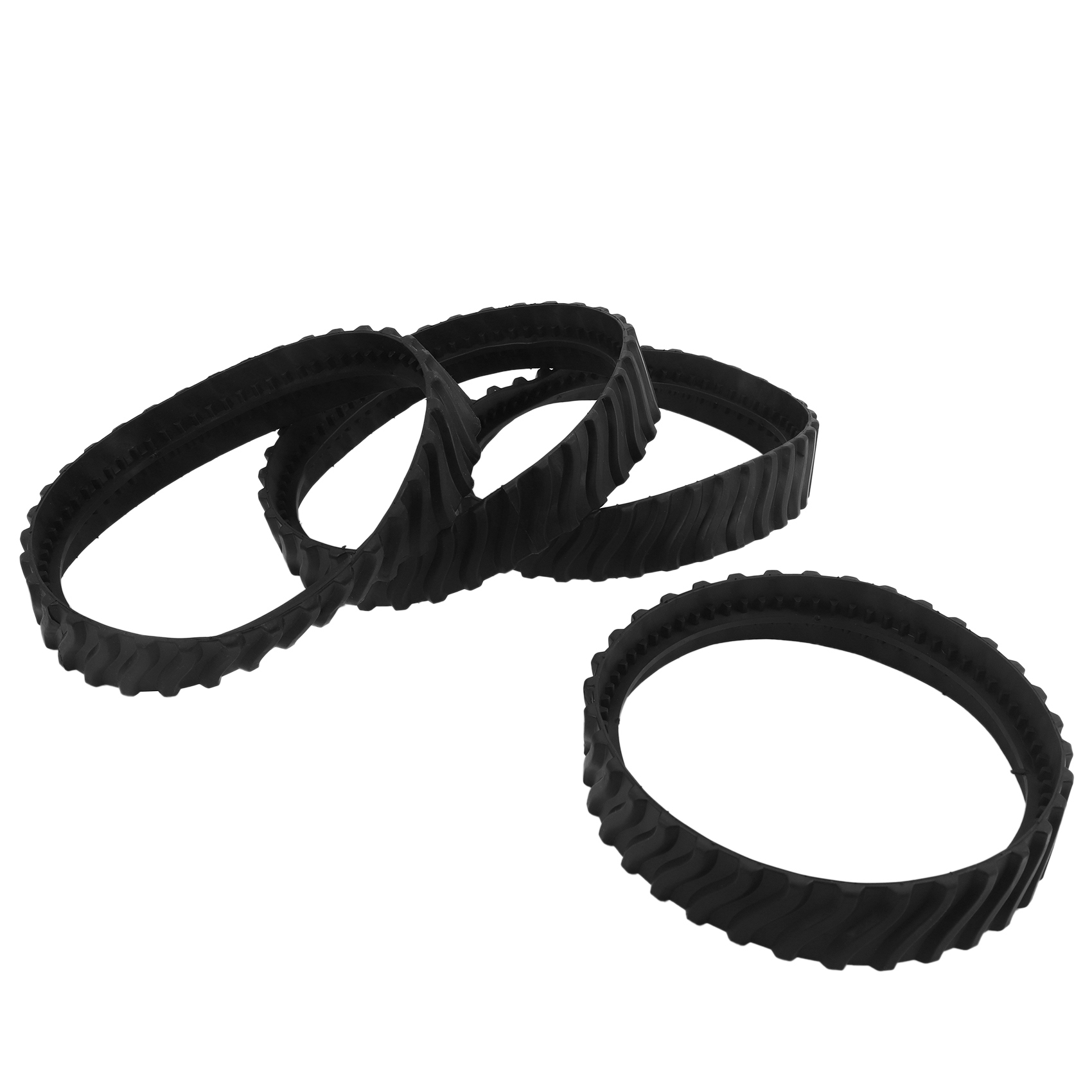 NAMUNY 4Pcs Exact Track Replacement In-Ground Pool Cleaner Heavy Duty Rubber Track for Zodiac MX8 Elite MX6 Elite MX8 Mx6