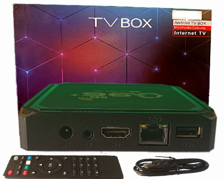 4K Smart Tv Box Android Media Player Wifi / Lan / Hdmi / Dlna - 1GB RAM 8GB ROM