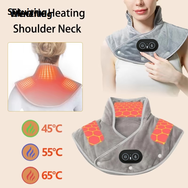 Wenefang Sutuiying Electric Heating Warm Back Brace Tool Shoulder and Neck Cervical 2025 Original Pad Massager Multifunctional Hot Compress Massage Shawl Relaxed