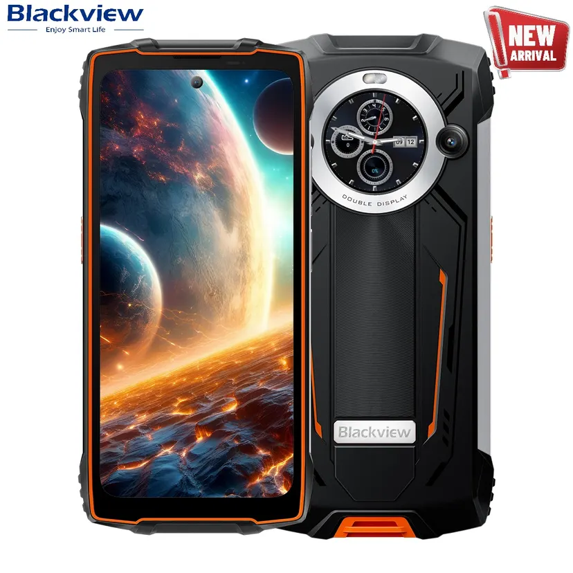 Blackview BV8200 Rugged phone (12GB 256GB) | 6.5" 2.4K 120Hz Display | 8800mAh | Helio G100 |  NFC | Flashlight | Android 14 CellPhone