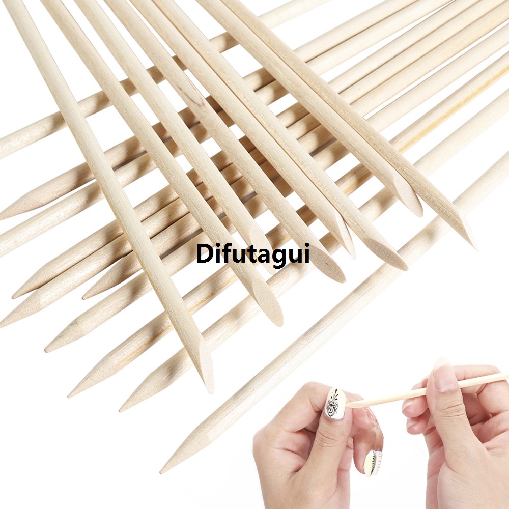 Difutagui 10 /30/ 100 Pcs Nail Art Design Orange Wood Stick Sticks Fifty percent discount Cuticle Pusher Remover Manicure Pedicure Care