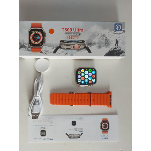 T800 Ultra Smart Watch Series 8 LCD Full Touch Screen NFC Bluetooth Call Wireless Charges
