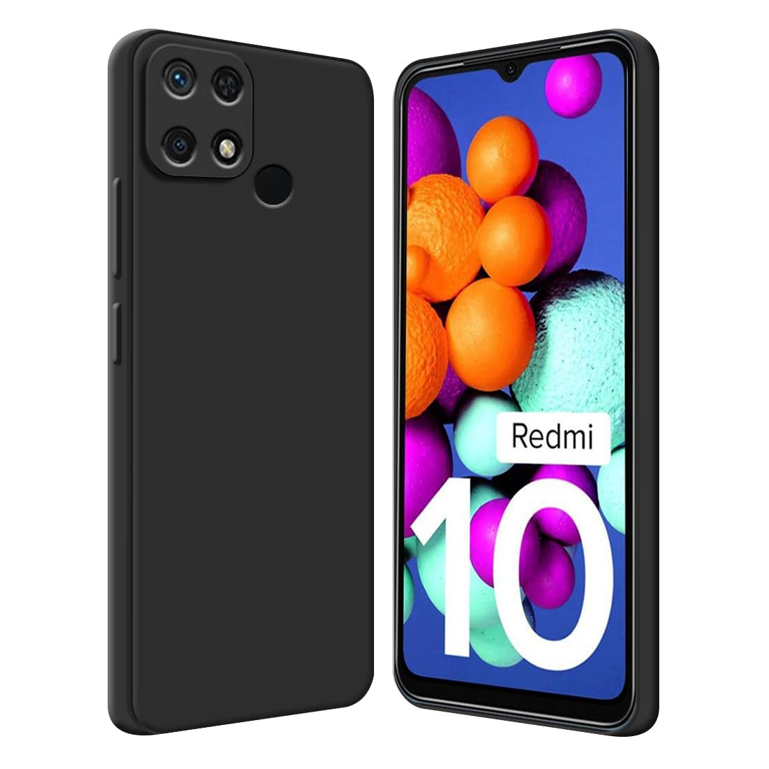 For Xiaomi Redmi 10C Case Cover Shockproof Liquid SILICONE Phone Back Case Xiaomi Redmi 10C