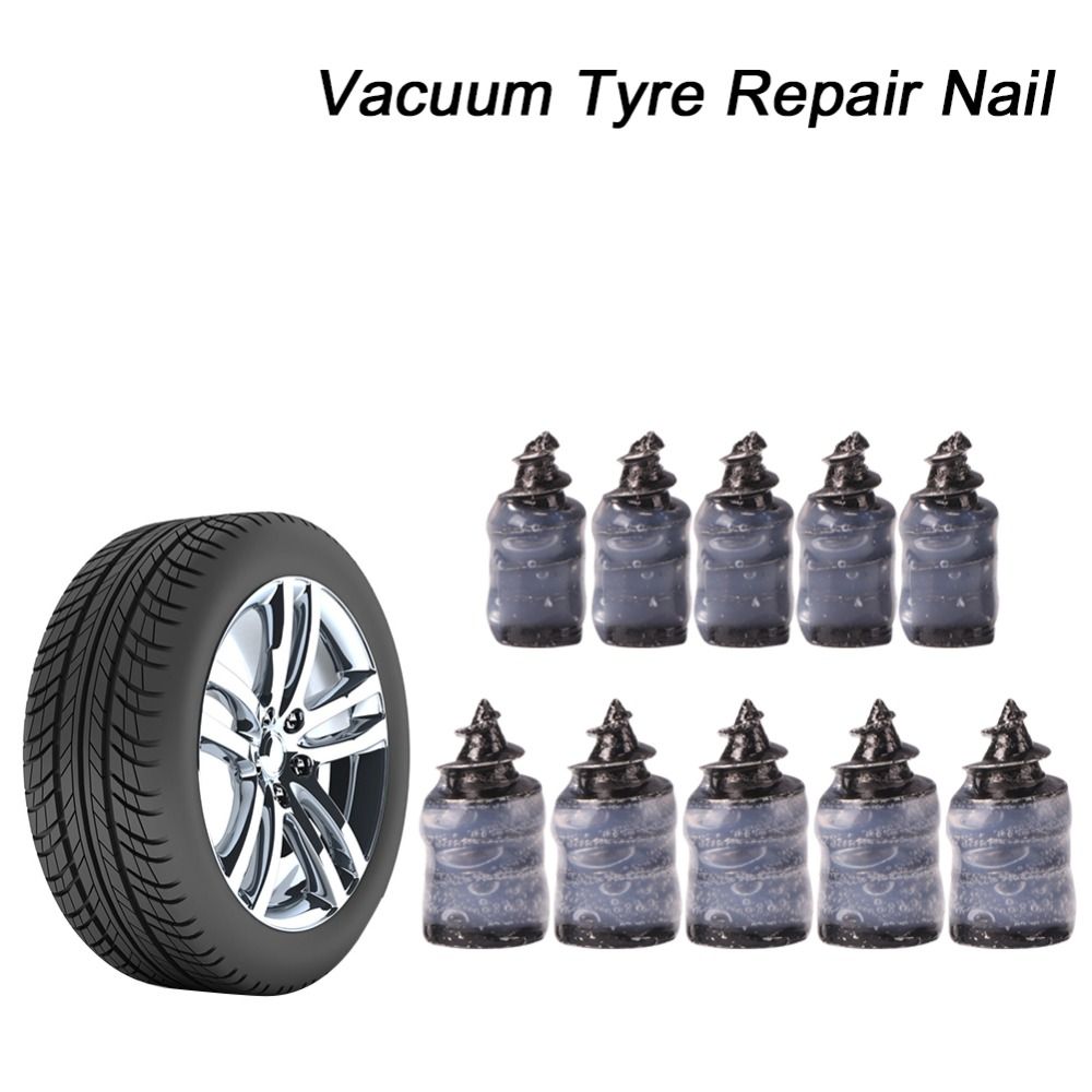 20Pcs Durable Rubber Tyre Repair Set Tubeless Vacuum Repair Tire Nails Universal Practical Car Accessories for Bike
