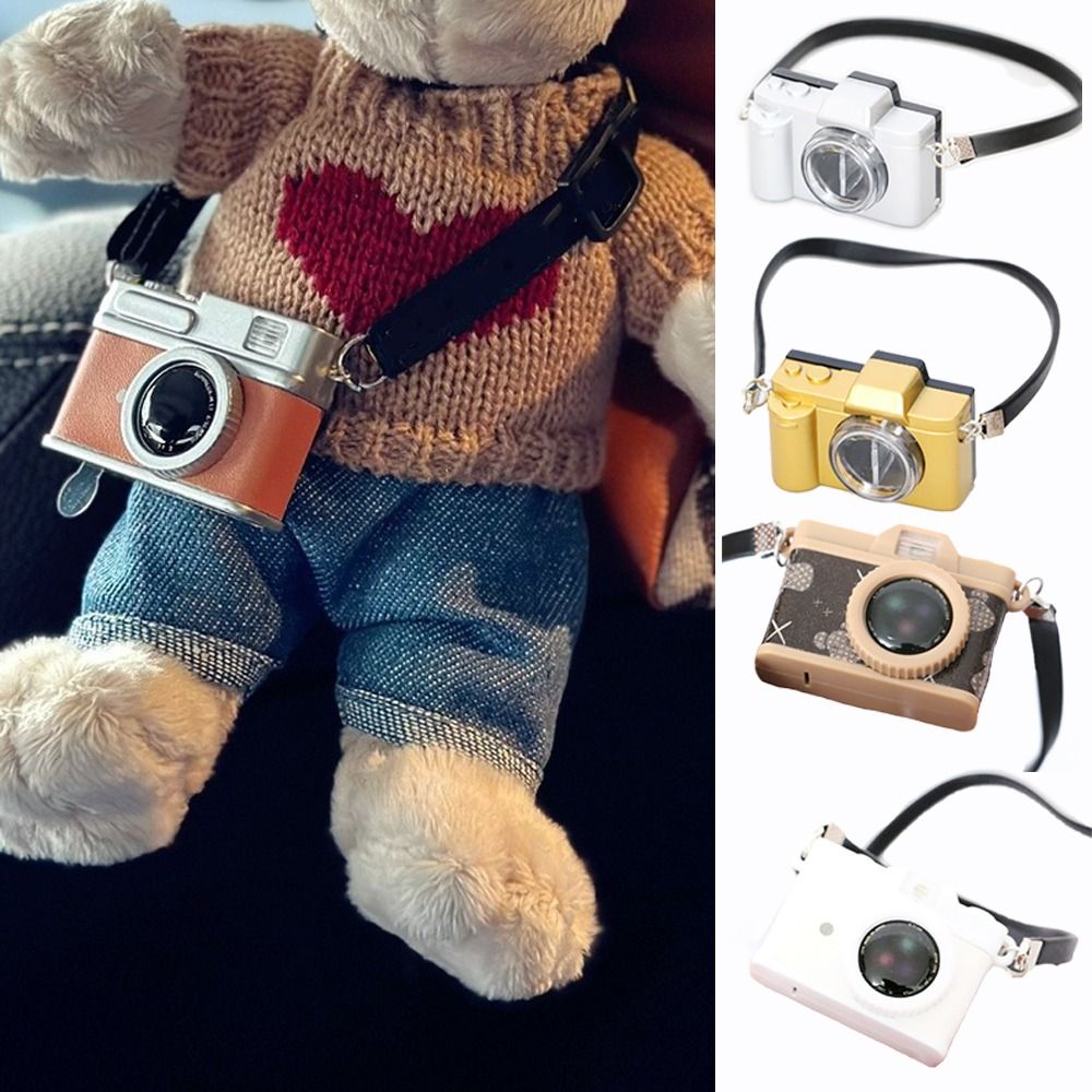 Gift 1/6 1/12 Scale Dolls Camera Plastic Multicolor Dollhouse Camera Dollhouse Toys Mini Digital Camera