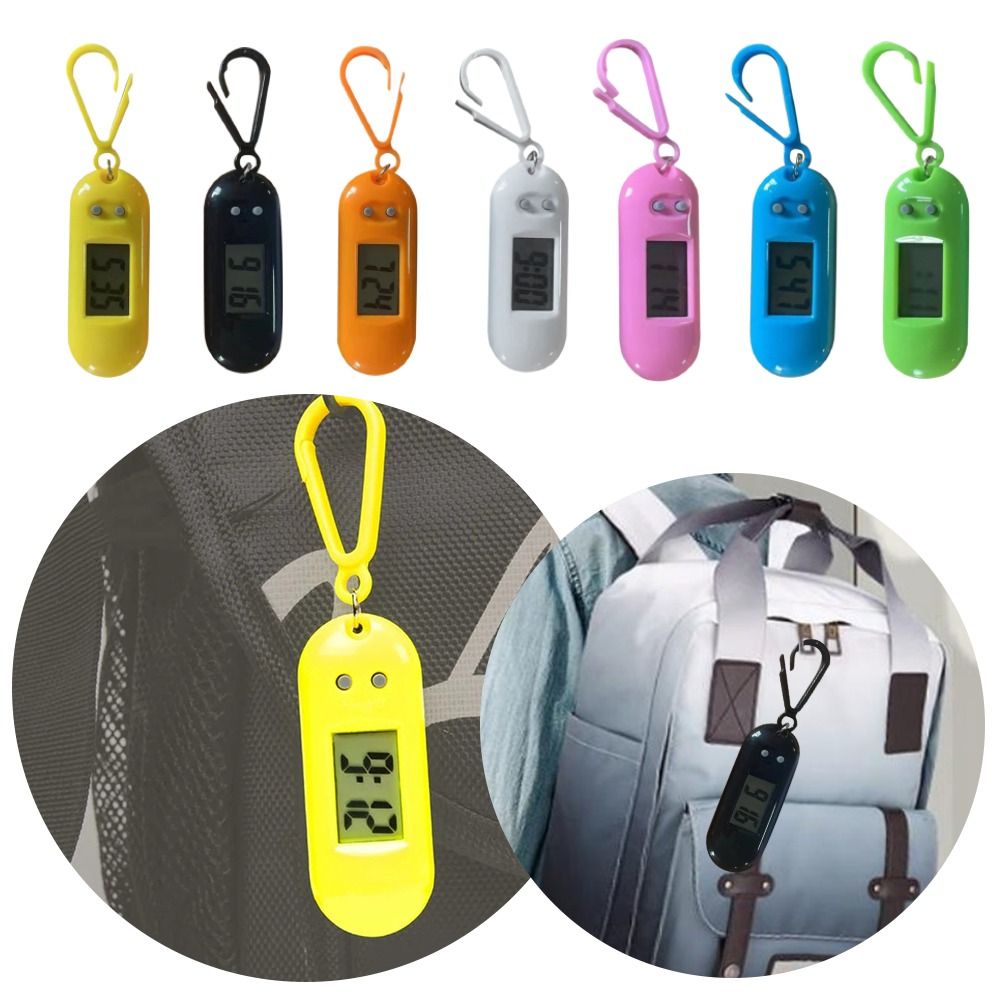 Backpack Pendant Digital Electronic Clock Mini Backpack Hourly Watch Multifunctional Pocket Watch Work Study