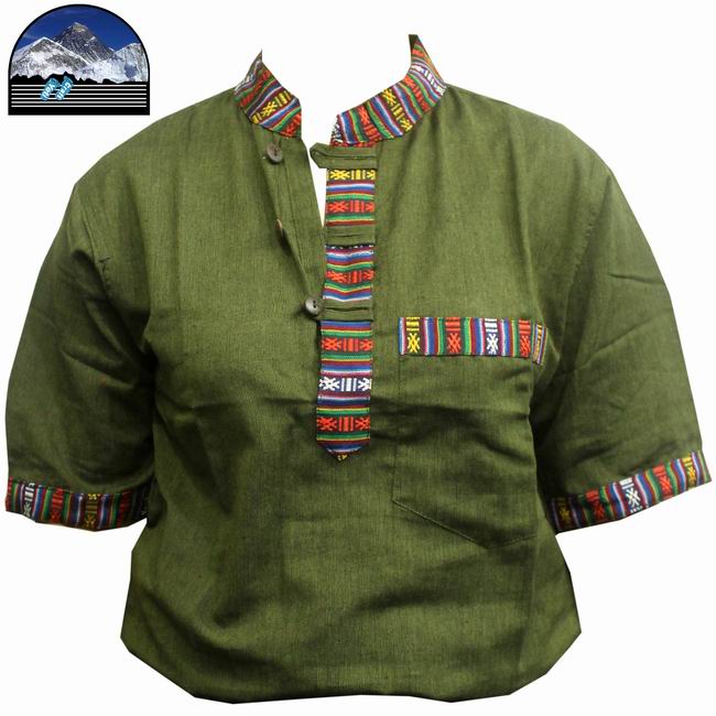 Green Half Sleeve Bhutani Ladies Kurta