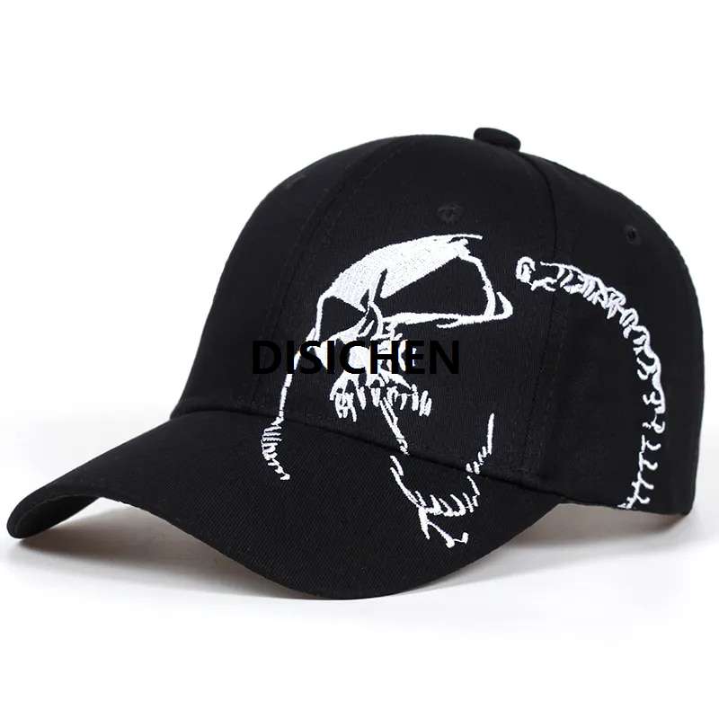 DISICHEN High Quality Uniis Cotton Outdoor Baseball Cap Skull Embroidery Snapback Fashion Sports Hats For Men Women Cap Bone Garros Special