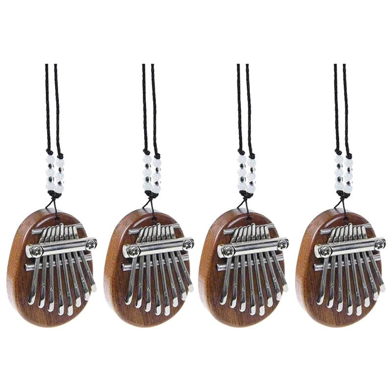 FORIDE 4X Mini Kalimba 8 Keys Thumb Piano Great Sound Finger Keyboard Musical Instrument