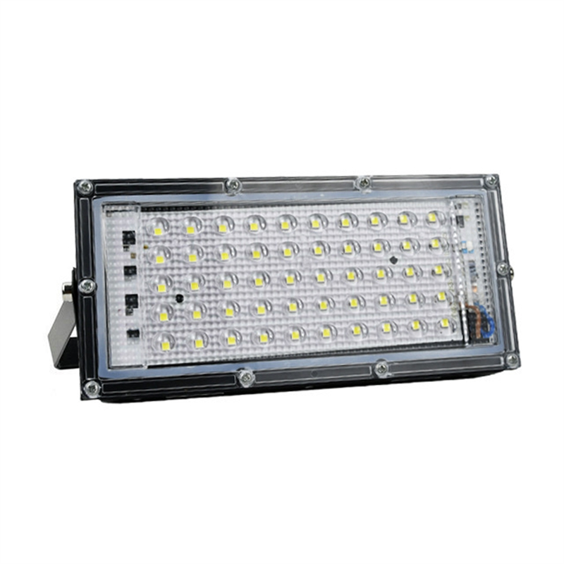 LED Flood Light Energy Efficient Pearl Point Floodlight Outdoor Spotlight Wall Street Lamp, Garden Lighting EU PLUG C