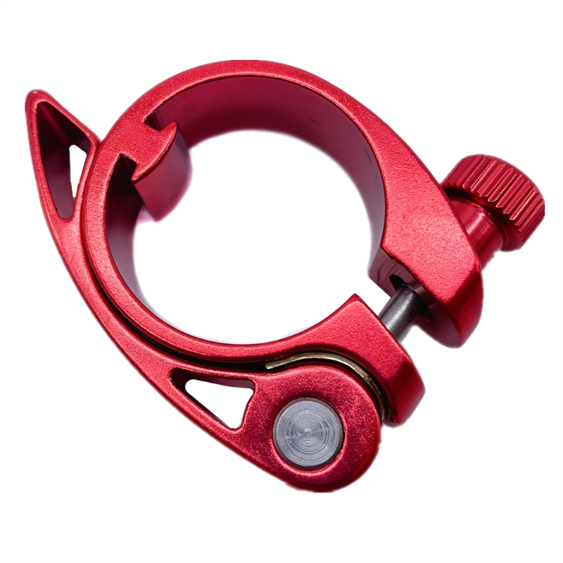 Folding Bike Seatpost Calmp for FNHON Quick Release red