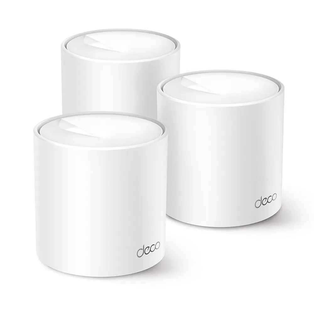 TP-Link Deco X10 AX1500 Whole Home Mesh Wi-Fi 6 System 3-Pack Speeds up to 1,500 Mbps-1,201 Mbps on 5 GHz and 300 Mbps on 2.4 GHz Parental Controls - image 1