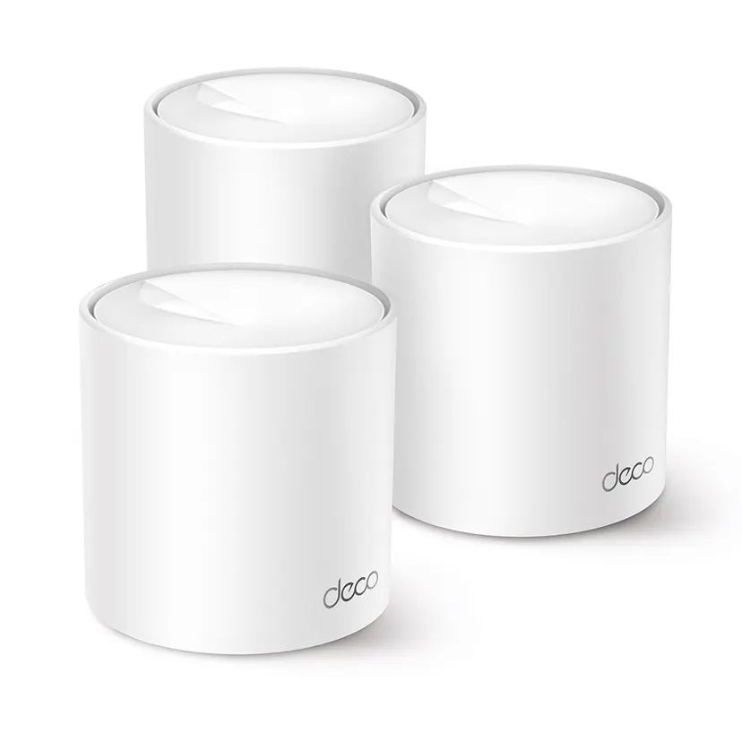 TP-Link Deco X10 AX1500 Whole Home Mesh Wi-Fi 6 System 3-Pack Speeds up to 1,500 Mbps-1,201 Mbps on 5 GHz and 300 Mbps on 2.4 GHz Parental Controls