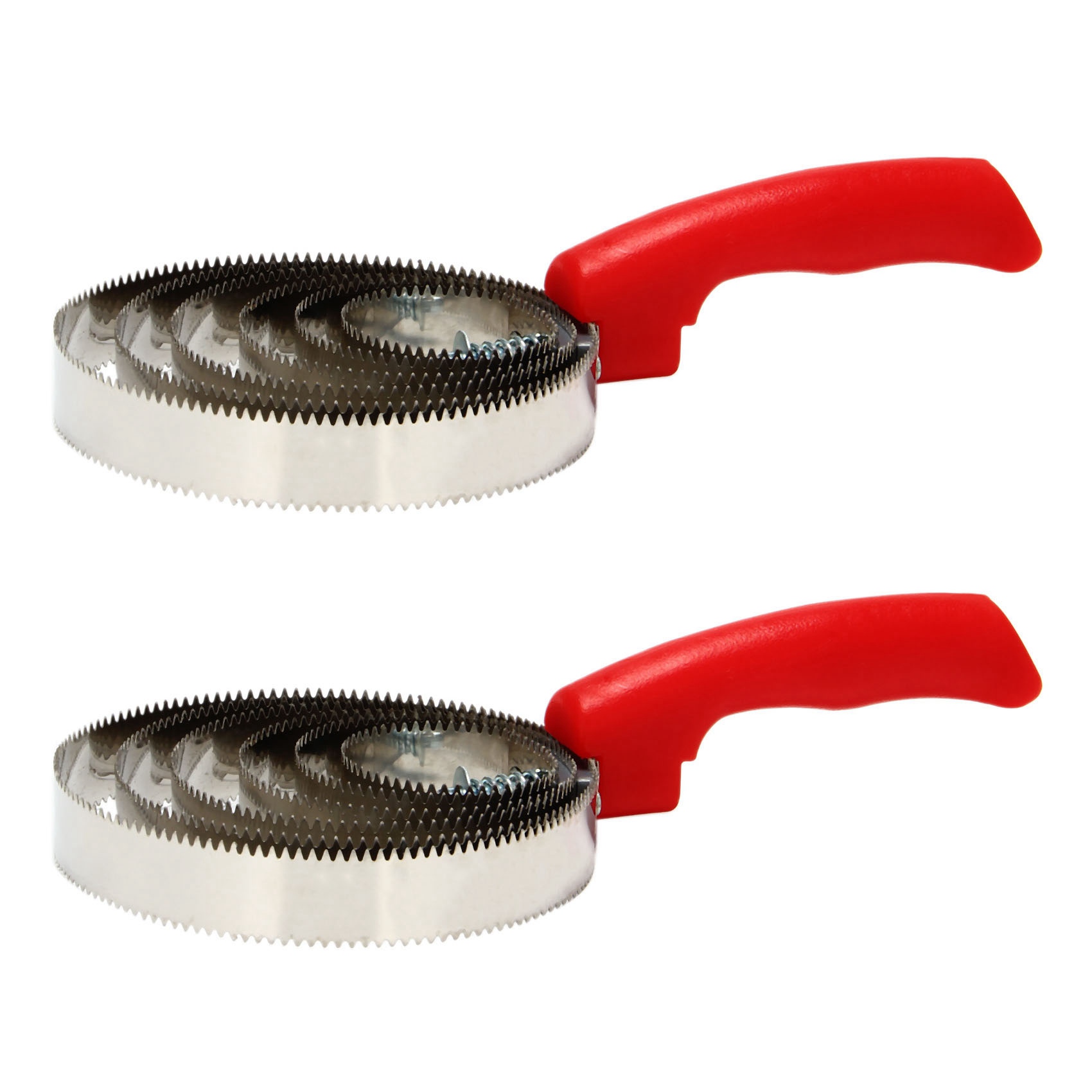 2X Cow Scratching Hair Artifact Cattle and Sheep Horse Livestock Itching Brush Hair Shedding Comb Horse Stainless Steel