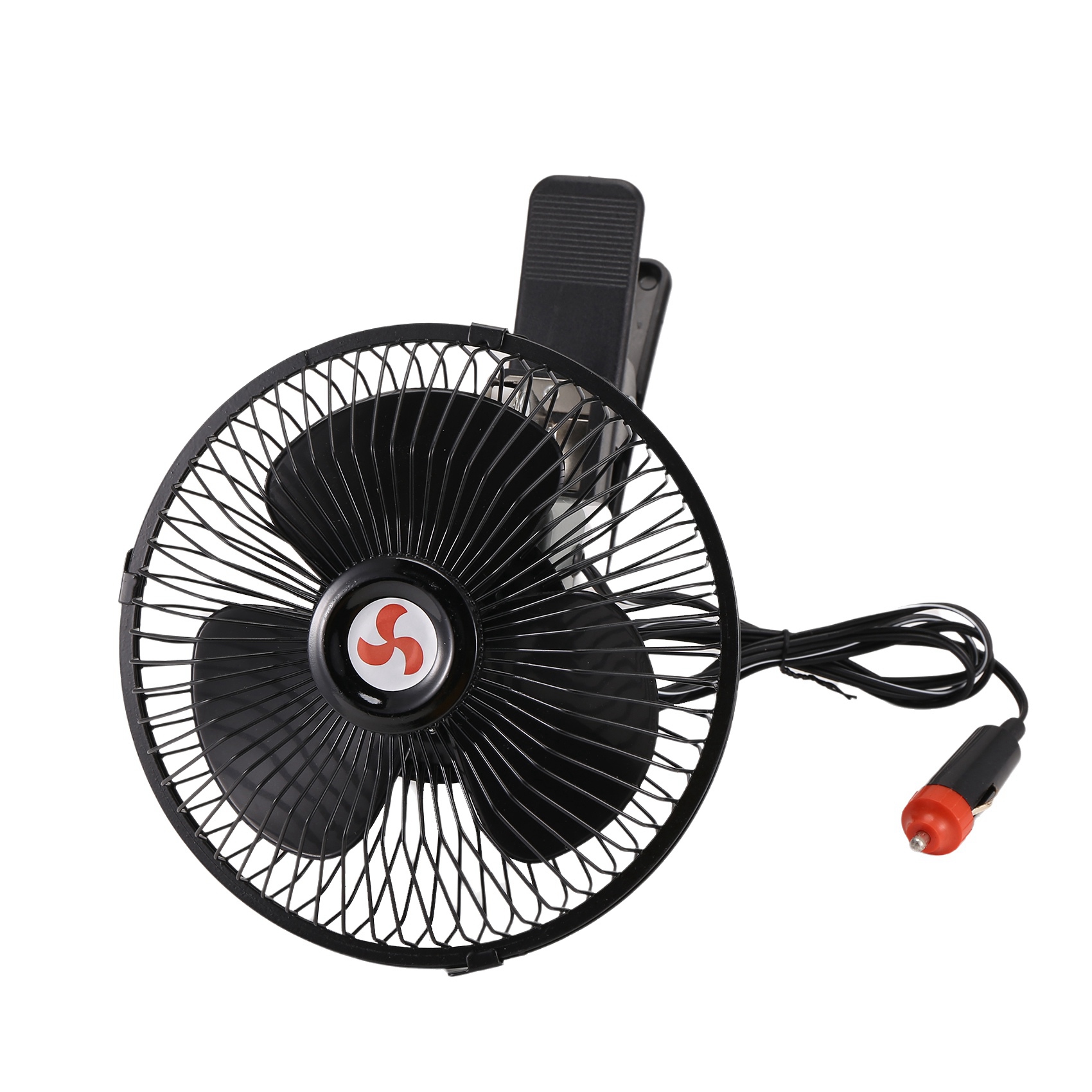 12V Portable Vehicle Auto Electric Car Fan Oscillating 6 Inch
