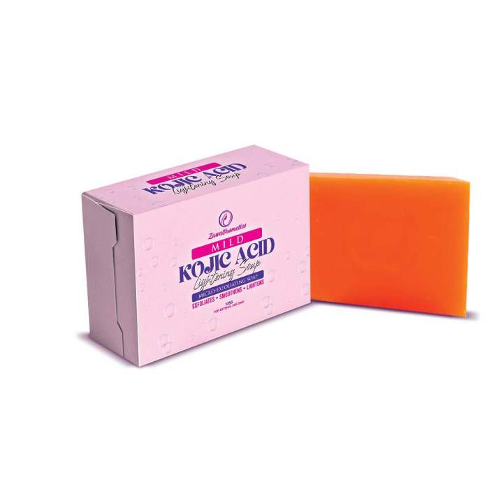 Mild Kojic Acid Soap by Zuwa Cosmetics Best For Dry And Sensitive Skin Gently Exfoliates, Smoothens, Lightens