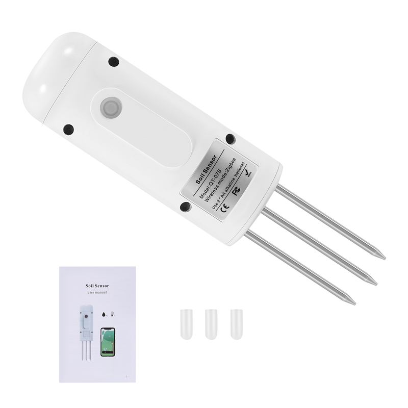 Tuya Zigbee Wireless Soil Moisture Meter Plant Monitor IP67 Waterproof Detector for Garden