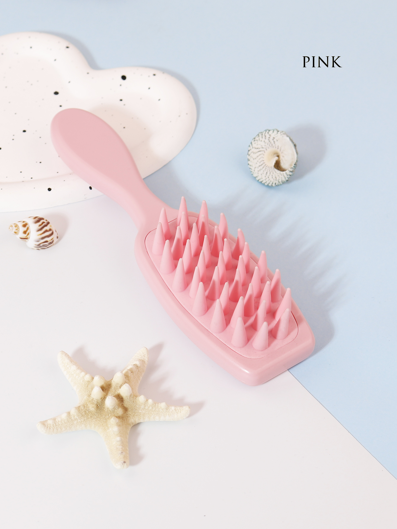 Aweisuan Hot Sale 1PCS long handled shampoo brush, silicone scalp massage comb, shampoo brush head massager