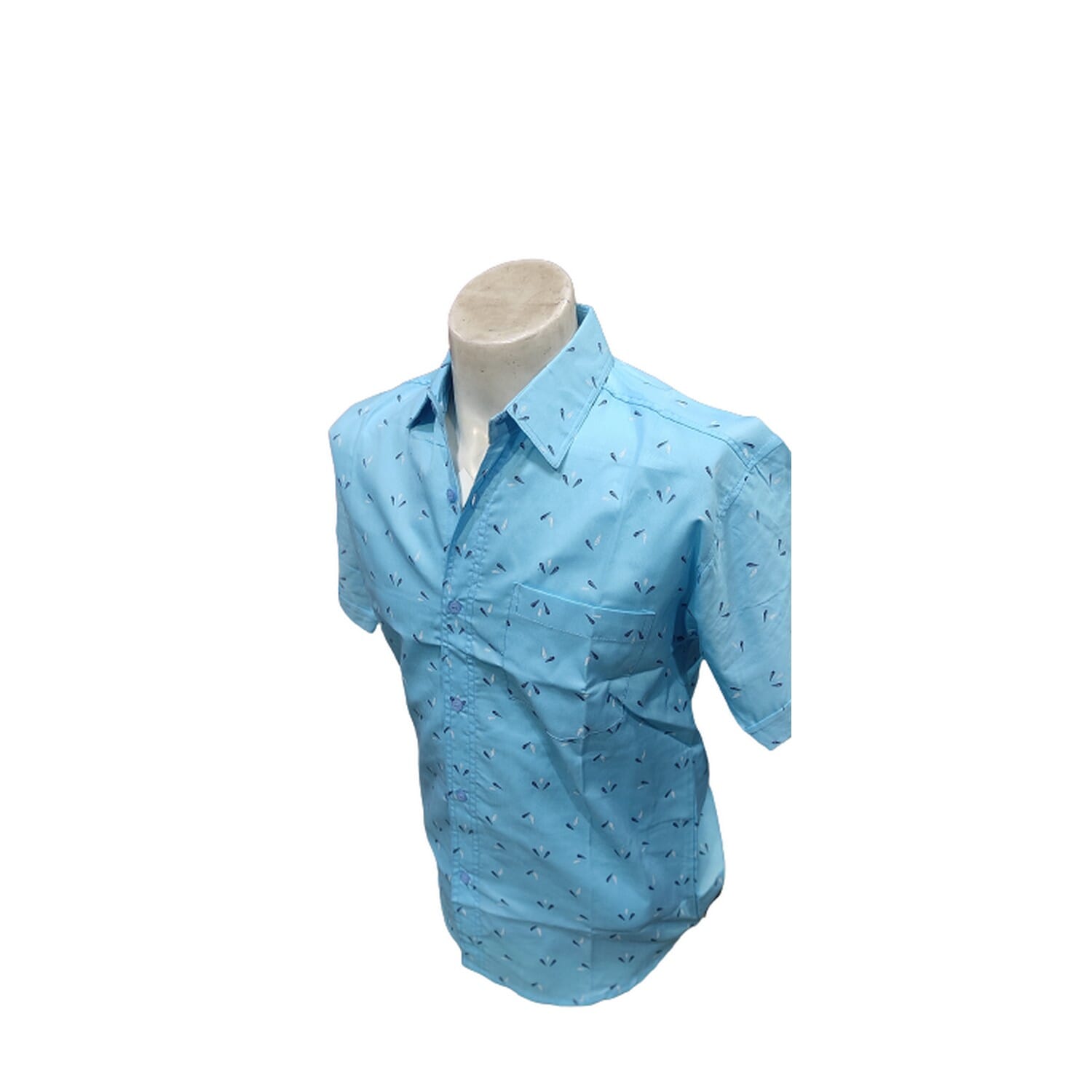 Cotton Floral Half Shirt For Men