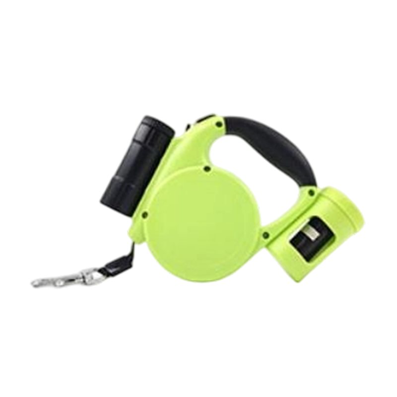 Extendable Dog Leash(5M), Includes A Small Flashlight& Button Control- Ideal for Medium and Small Dogs(≤ 20kg)