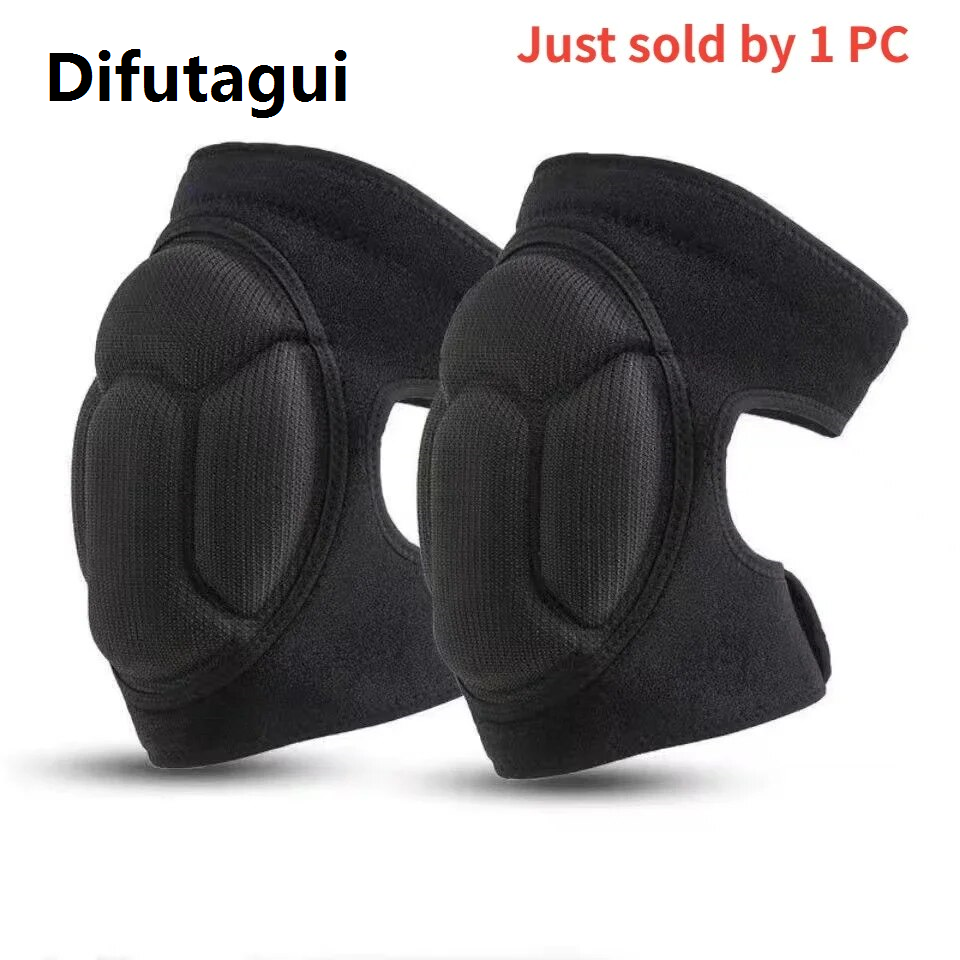 Difutagui door stopper rubber 1 PC Sports Knee SBR Anti slip Protection Collision dance skiing motorcycle riding impact turtle shell Sponge Gym Accessories