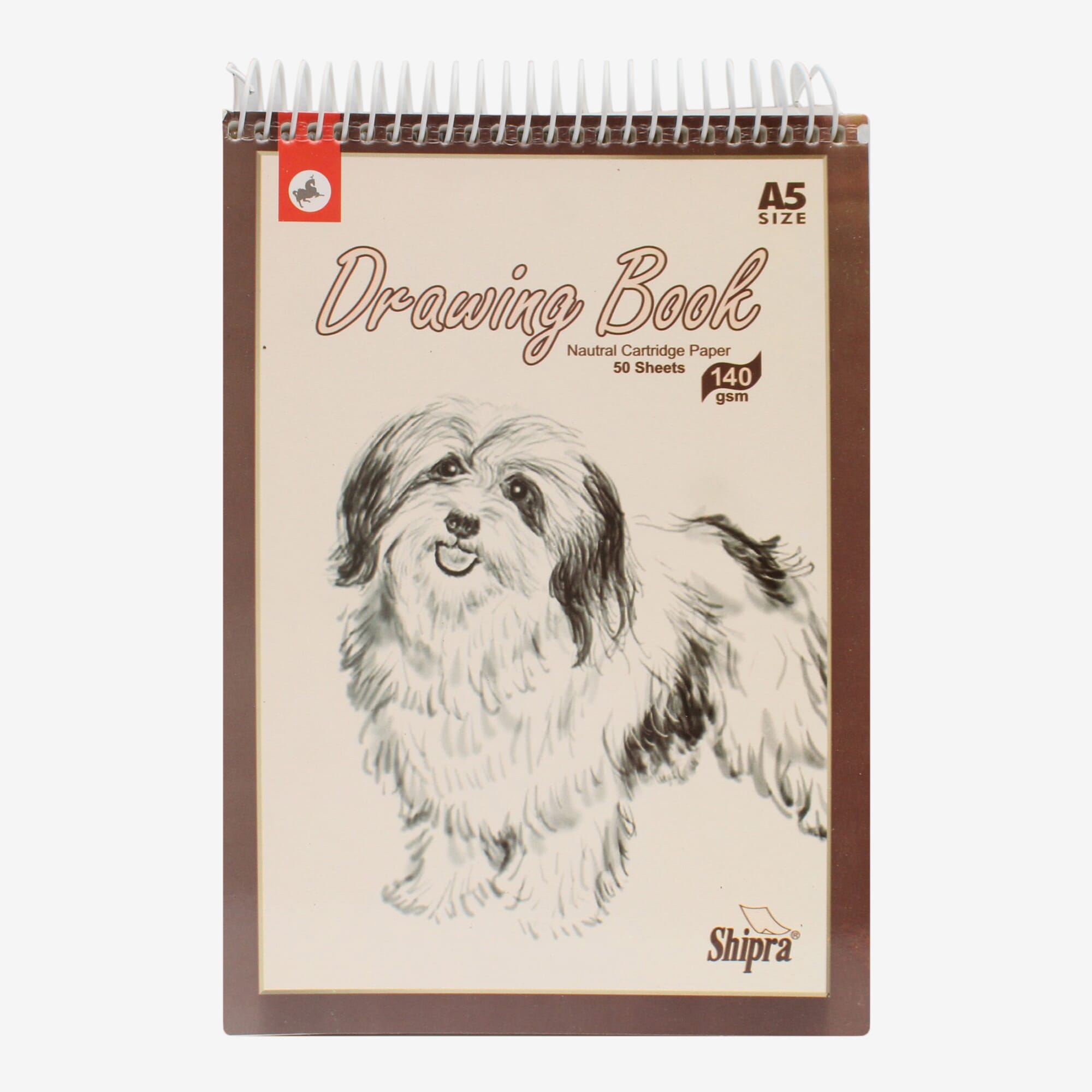 Cream Shipra A5 Drawing Book 50 Sheets