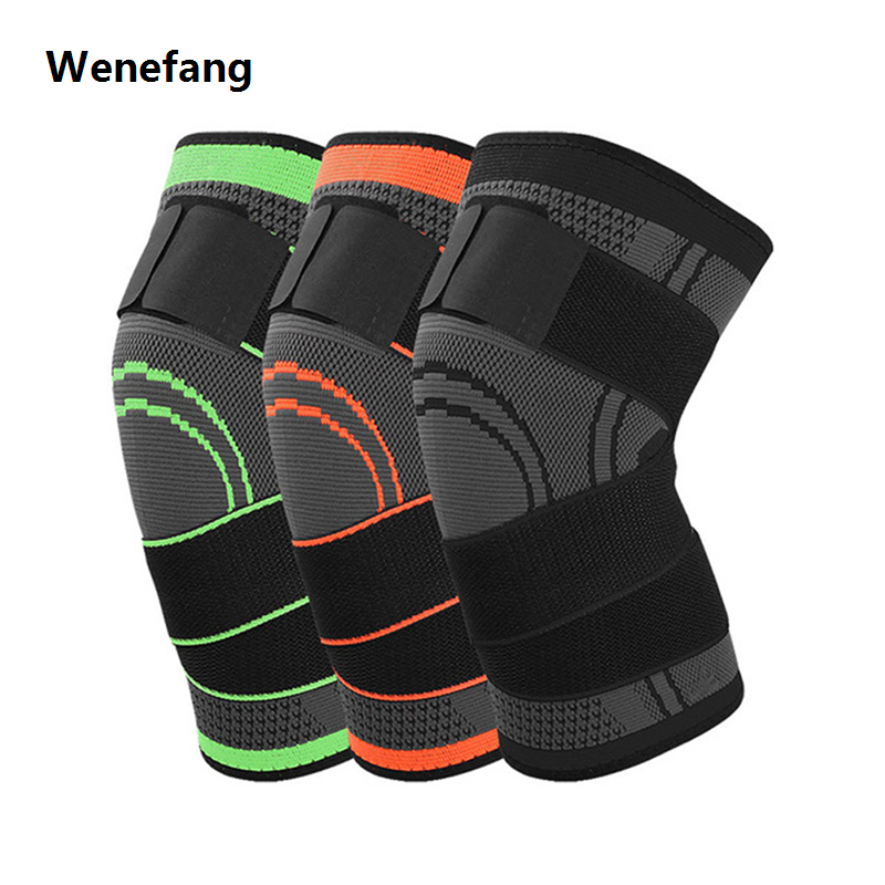 Wenefang Motorcycle Knee Support Professional Protective Sports Knee Pad Breathable Bandage Knee Brace Basketball Tennis Cycling