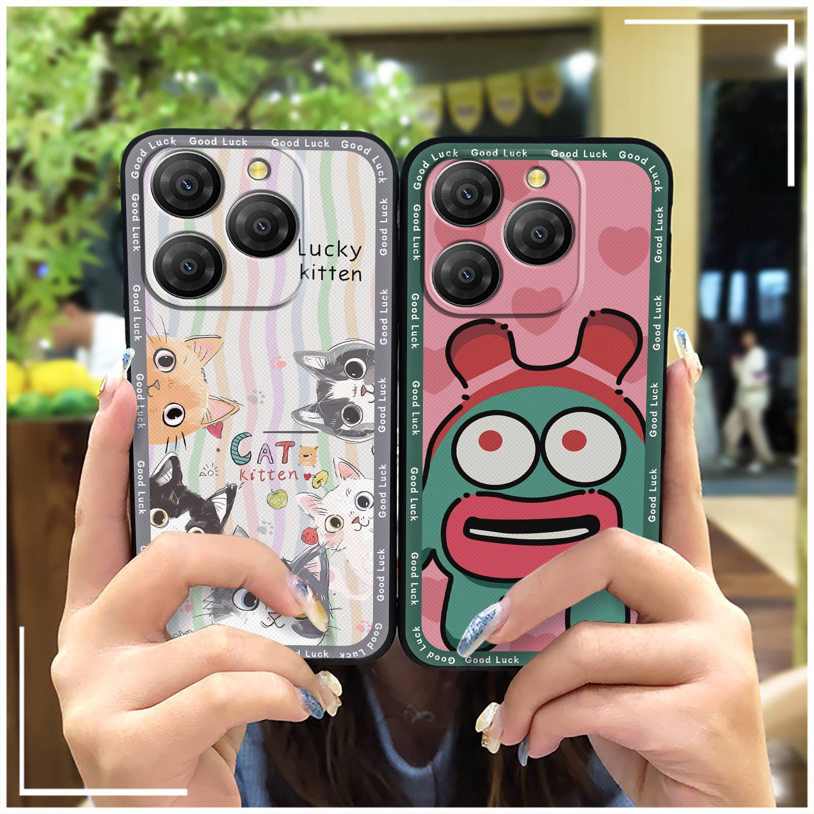 Cover Fashion Design Phone Case For Tecno Camon30/4G/5G/CL6/CL7 Waterproof Back Cover TPU Full wrap Phone Pouch Cute