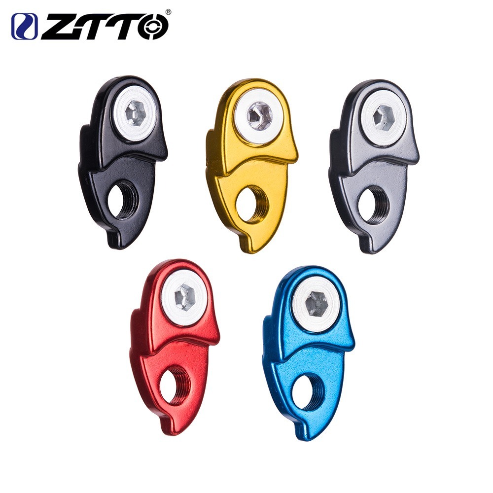 2pcs New Extension Extender Rear Derailleur Hanger Aluminum Gear Cycling Frame Gear Tail Bicycle Tail Hook for 40T/42T/46T/50T/32T/36T MTB Road Bike