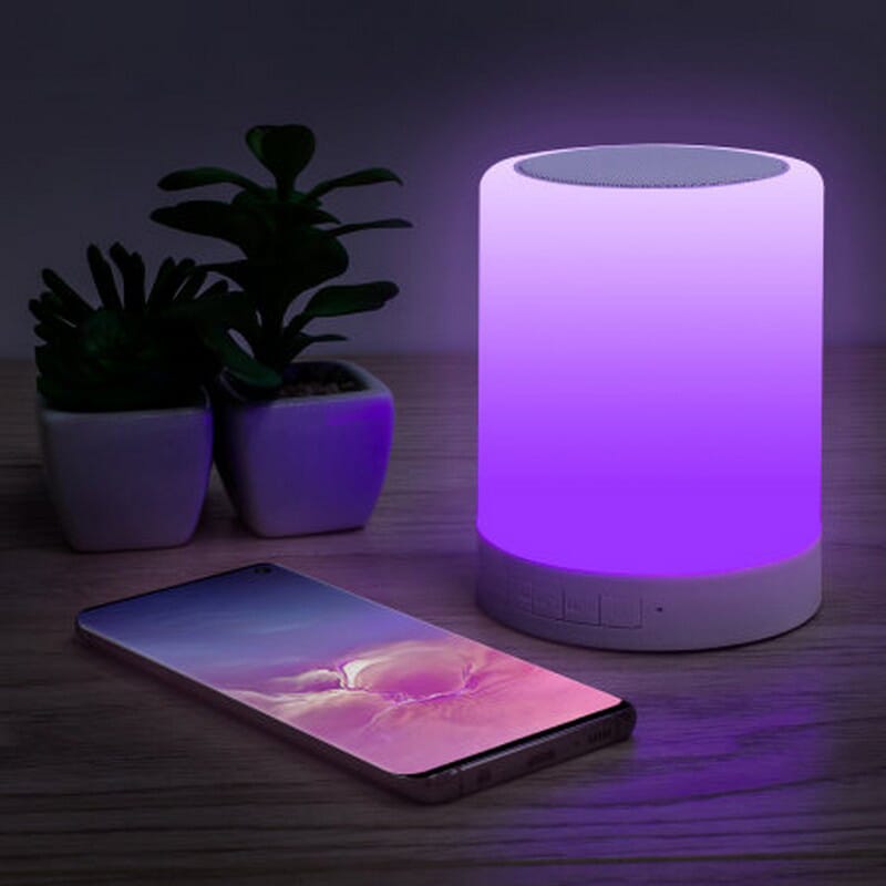 Music Night Lights Multifunctional Portable Smart Lamp with Speaker