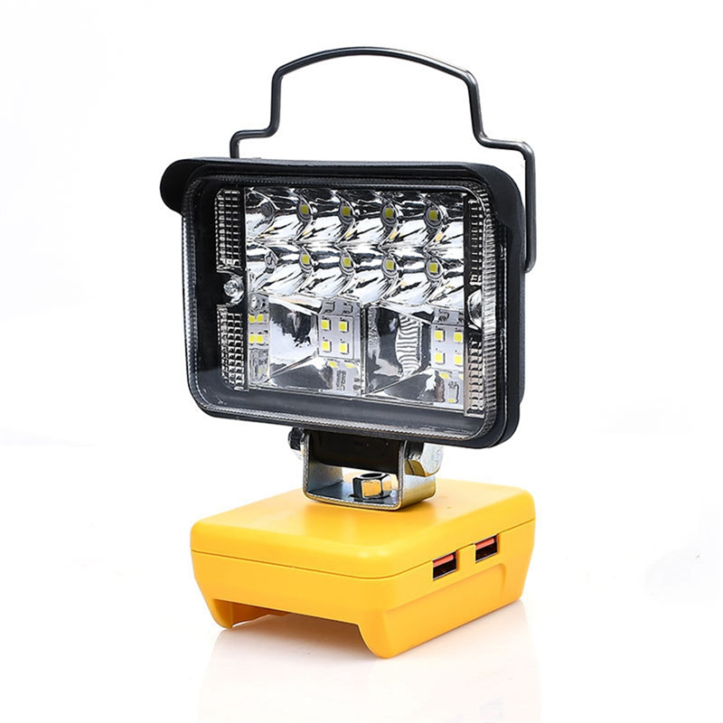 NAMUNY For 20V Li-Ion Battery LED Work Light 3Inch Round Flashlight Portable Emergency Flood Lamp Camping Lamp