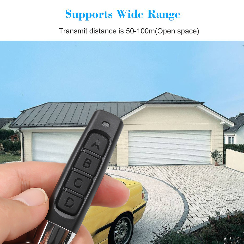 Fifty percent discount 1/5PCS 433MHz Auto Copy Remote Control Electric Garage Door Opener Remote Controller Duplicator Clone Cloning Code Transmitter