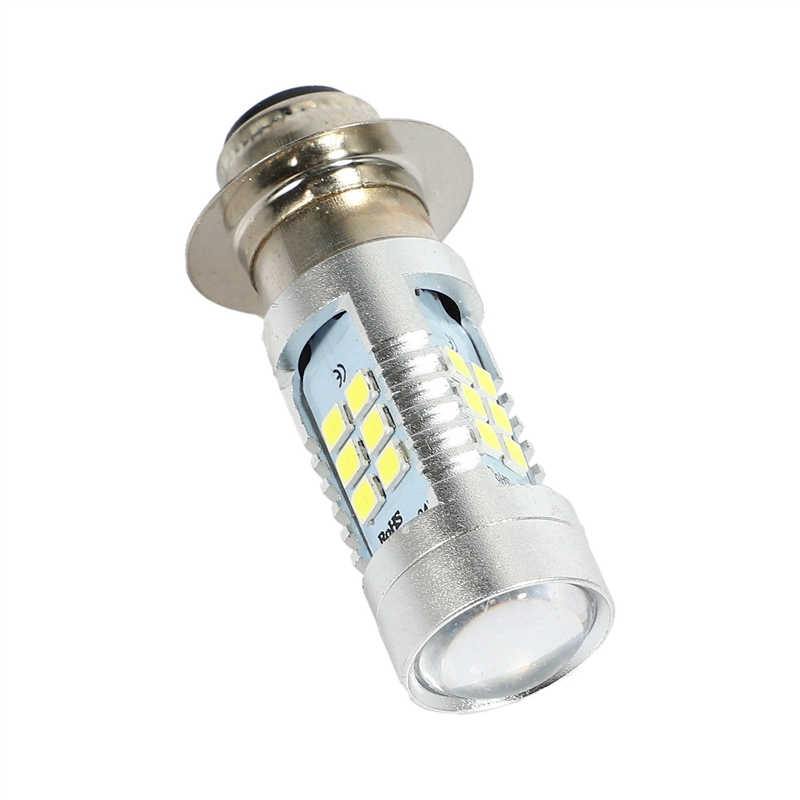 FORIDE 4X H6 Single-Claw Motorcycle 3030 21SMD LED Headlight Light Lamp Bulb 1200LM White 21W